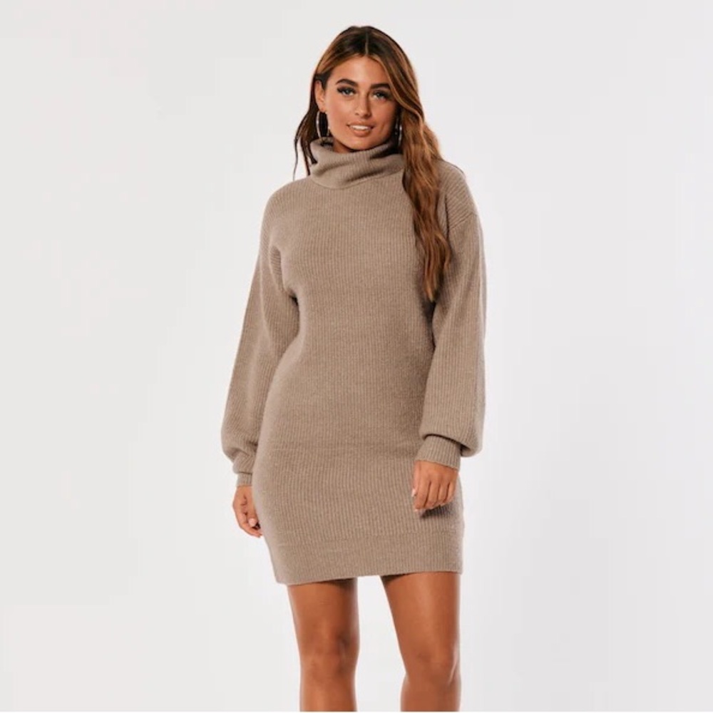 Hollister Turtleneck Sweater Dress XS